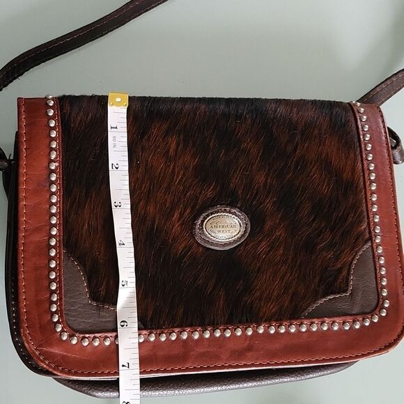 American West Genuine Leather and Cowhide Bag - Picture 9 of 12